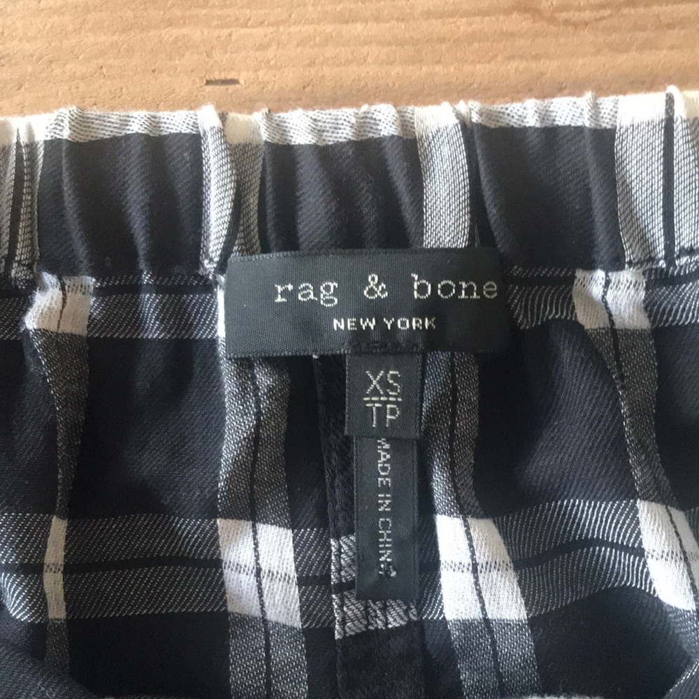 Rag And Bone Window Pane Pattern Blouse. Xs - image 4